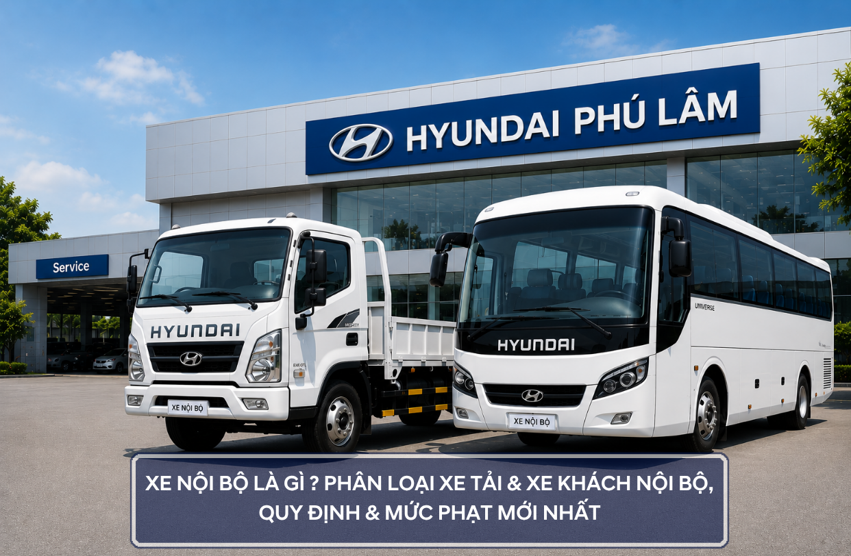 XE NỘI BỘ LÀ GÌ? PHÂN LOẠI XE TẢI & XE KHÁCH NỘI BỘ, QUY ĐỊNH & MỨC PHẠT MỚI NHẤT